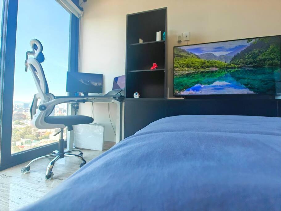 Luxury 20th-floor Loft Apartment Mexico City
